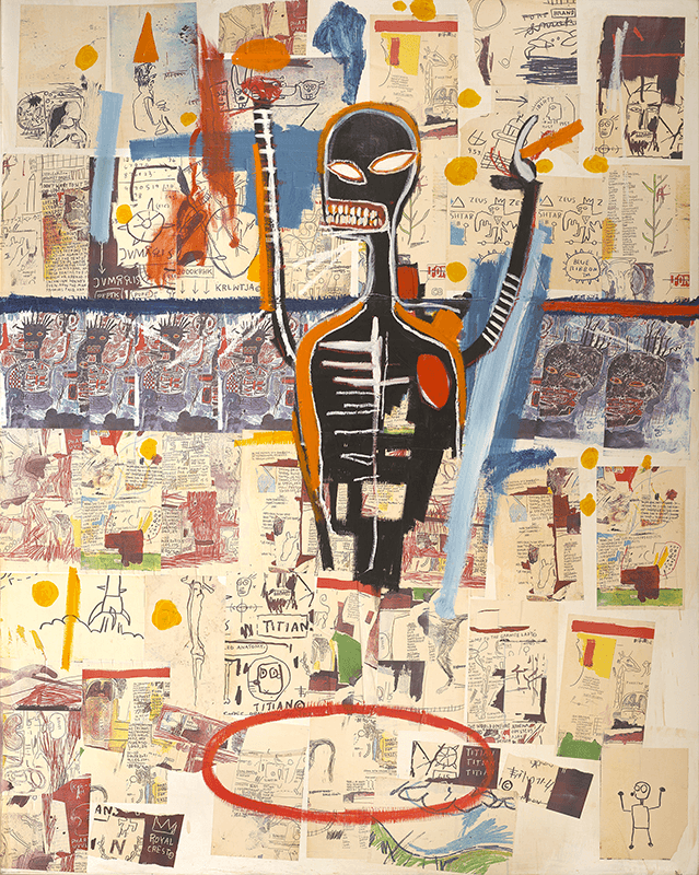  JEAN-MICHEL BASQUIAT - Untitled, 1985 © Estate of Jean-Michel Basquiat / Adagp, Paris, 2023 - Collection Carmignac