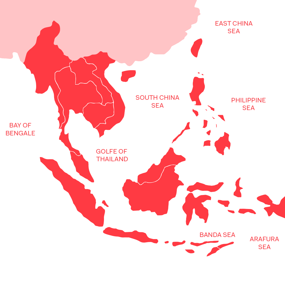 Map South East Asia