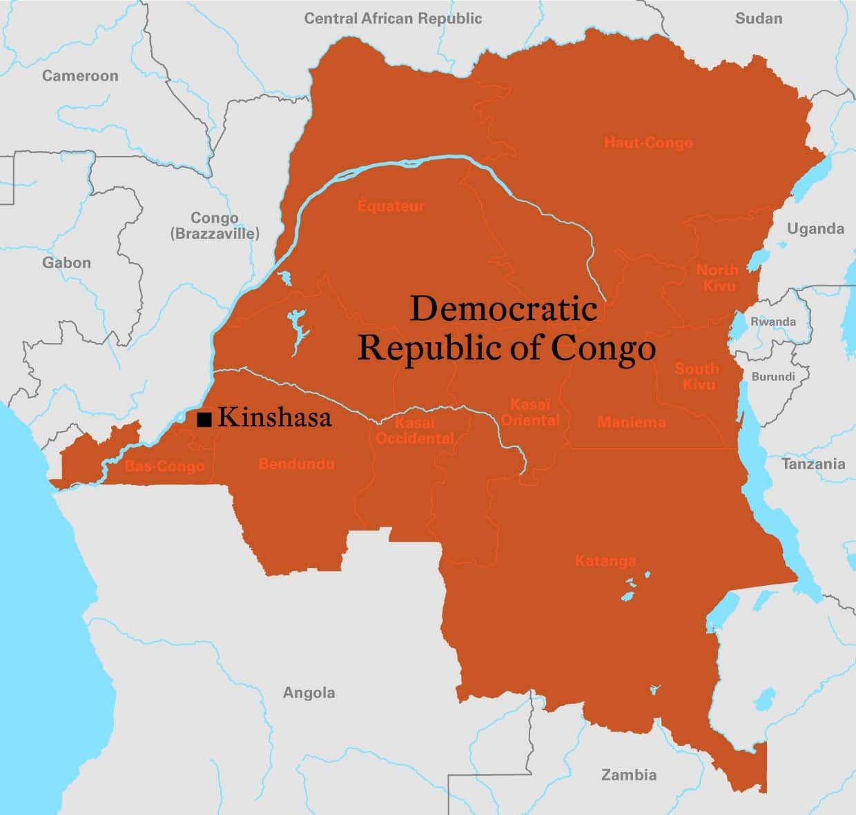 Carte Congo